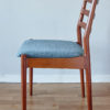 Profile view of a Arne Vodder Cado dining chair 191