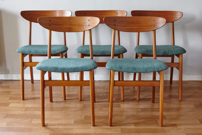 5 Farstrup dining chairs