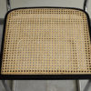 Seat of Close up of backrest of Italian wicker chair