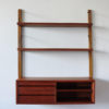 Front view of Poul Cadovius Royal shelf