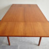 Full opened Compact teak dining table