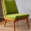 Soloform green Boomerang chair