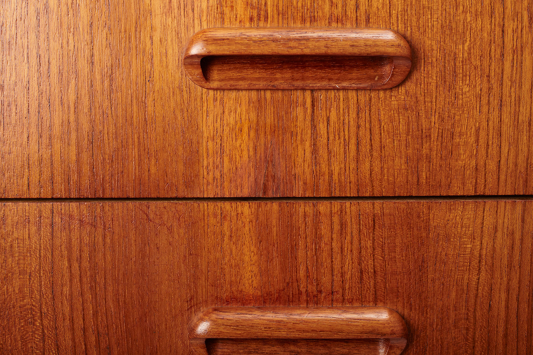 danish teak dresser drawer veneer repair large