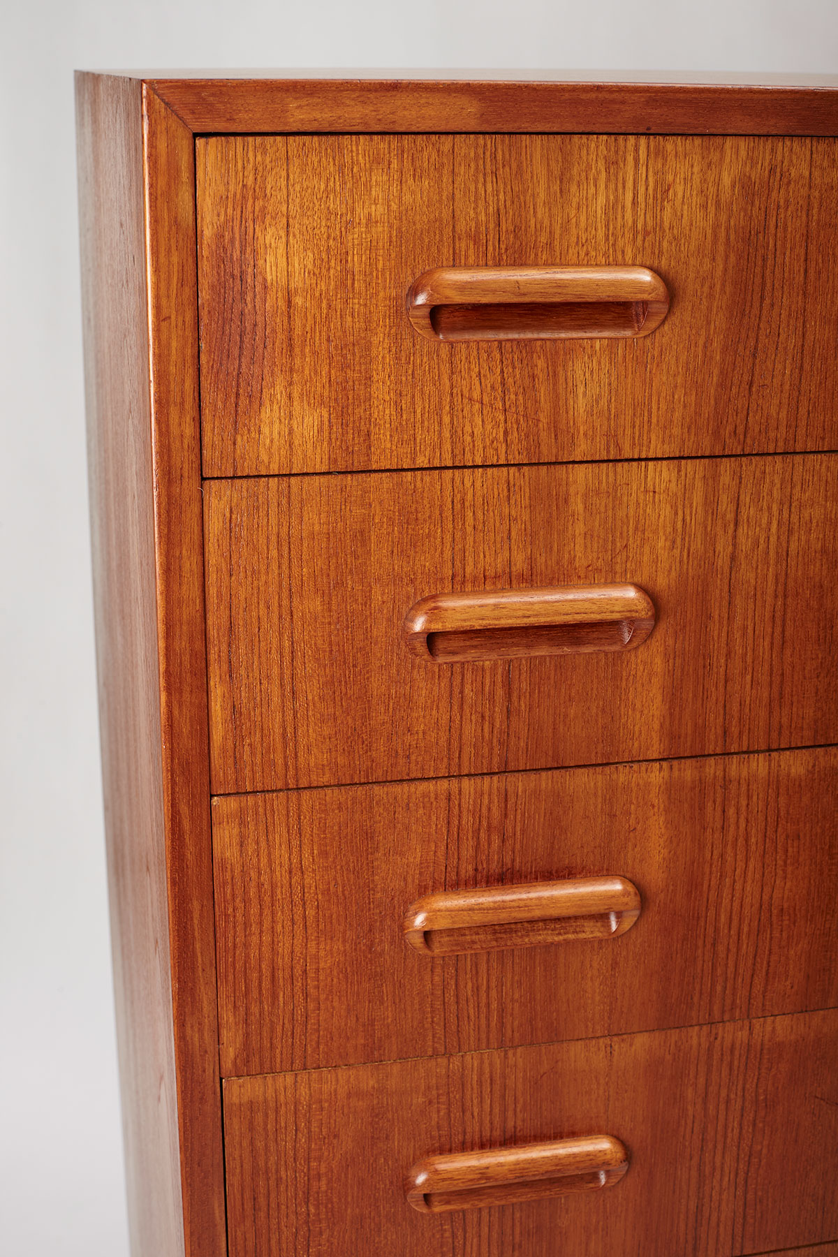 danish teak dresser drawers handles