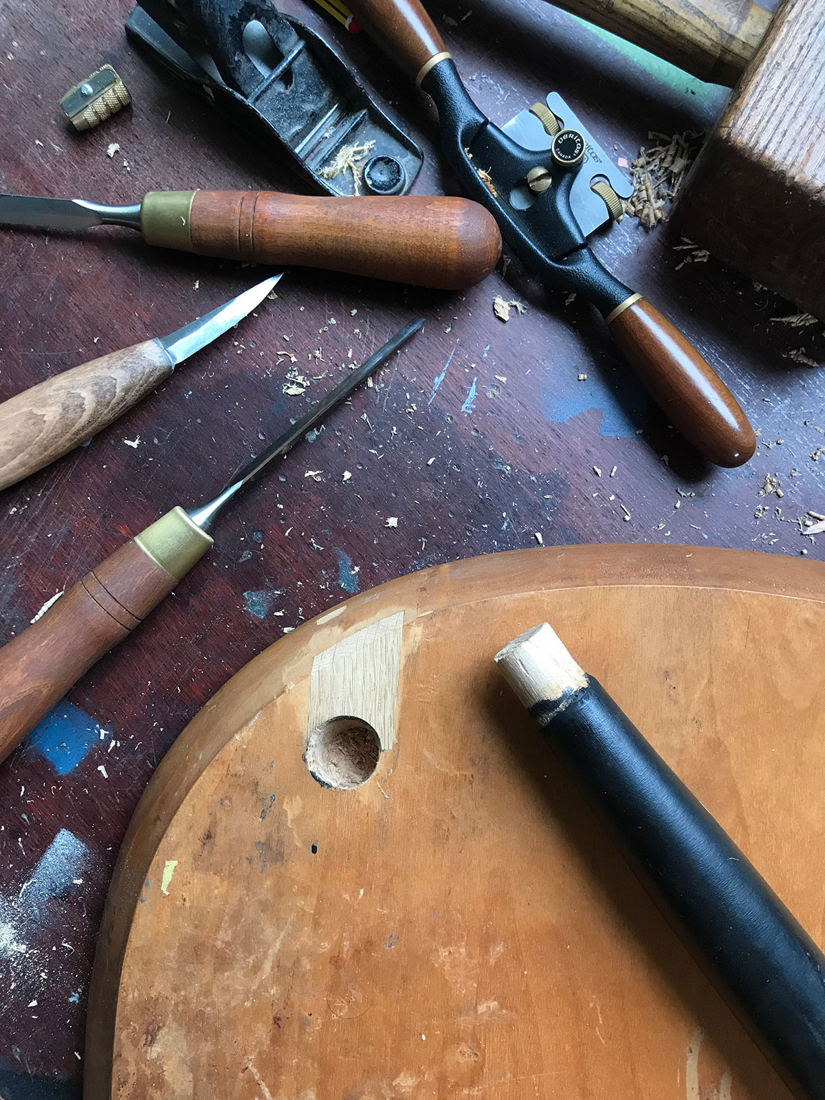 Tools used for restoration work