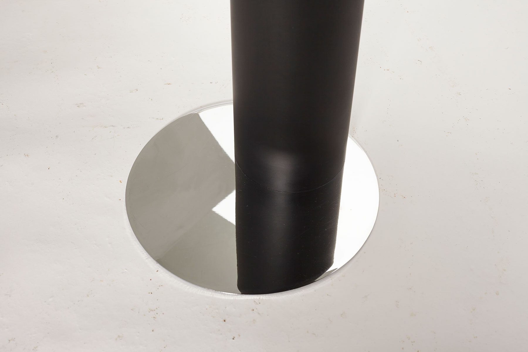 Attyka 2 Console Table designed by Jacob Jensen for Bang & Olufsen photographed on a white background